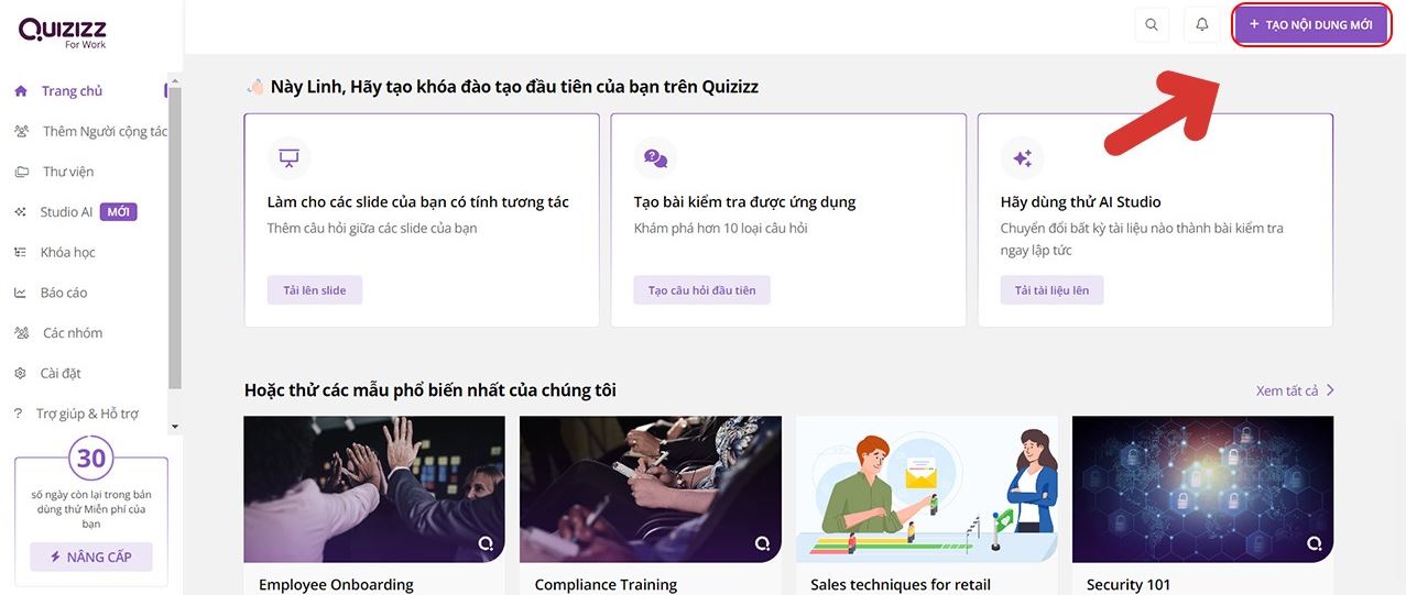 Hướng dẫn tạo Quizizz trên điện thoại và máy tính 