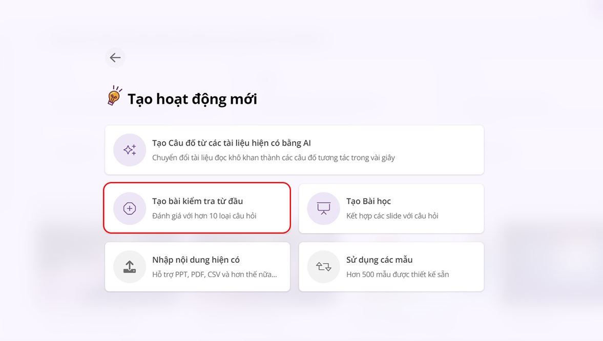 Hướng dẫn tạo Quizizz trên điện thoại và máy tính 