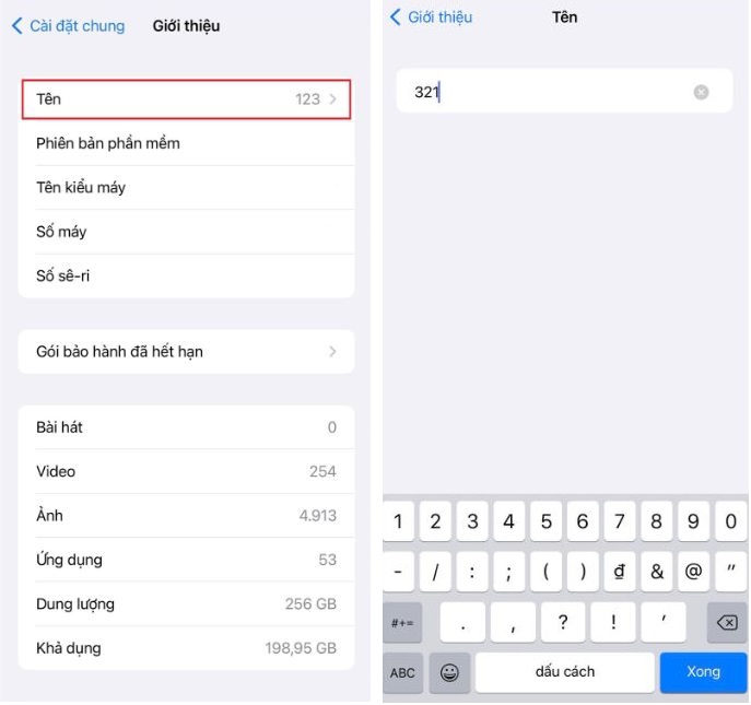 Hướng dẫn đổi tên Airdrop trên iPhone chi tiết nhất