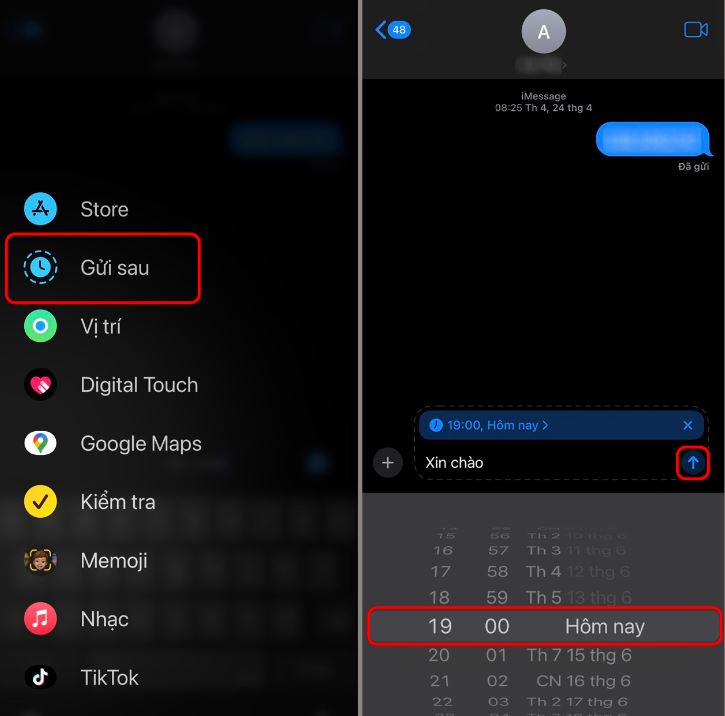 Hướng dẫn hẹn giờ gửi tin nhắn trên iOS 18 siêu dễ