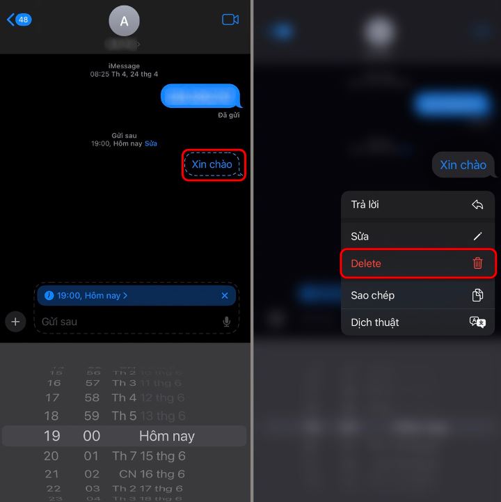 Hướng dẫn hẹn giờ gửi tin nhắn trên iOS 18 siêu dễ