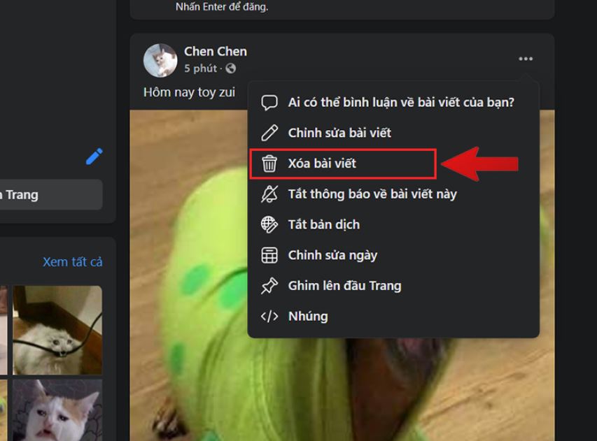 Hướng dẫn xóa tất cả bài viết trên fanpage Facebook chi tiết