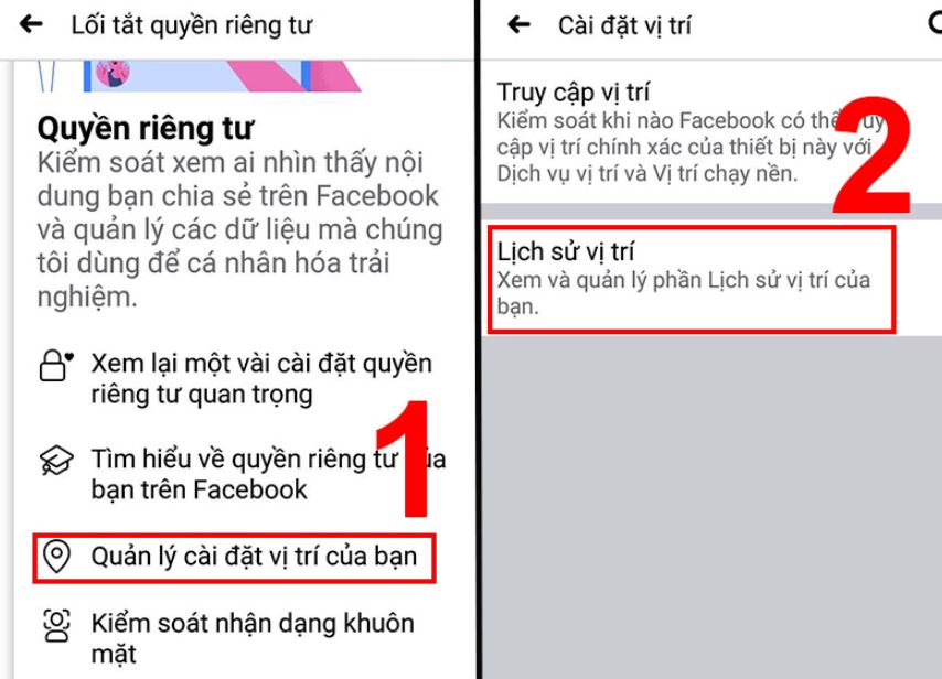 Chi tiết cách xóa lịch sử vị trí đăng nhập trên Facebook 