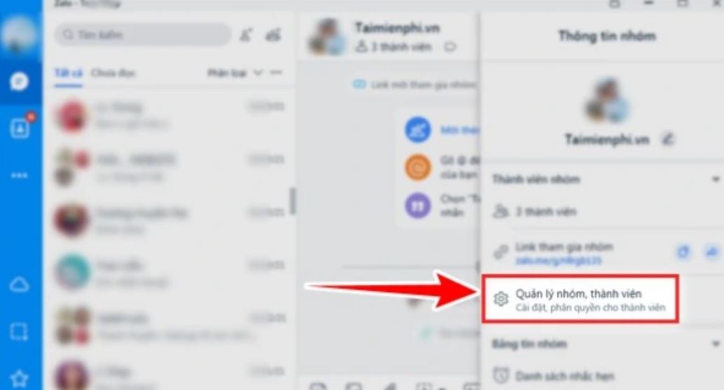 Chuyển quyền admin trưởng nhóm trong Zalo như thế nào?