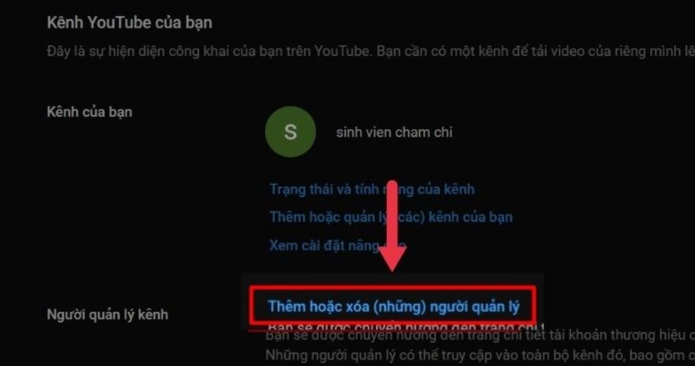 Chi tiết cách chuyển kênh YouTube sang Gmail khác